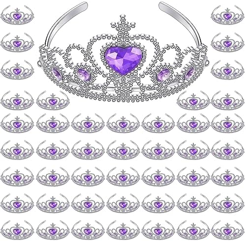 48 Piece Princess Tiara Crown Costume Set for Girls