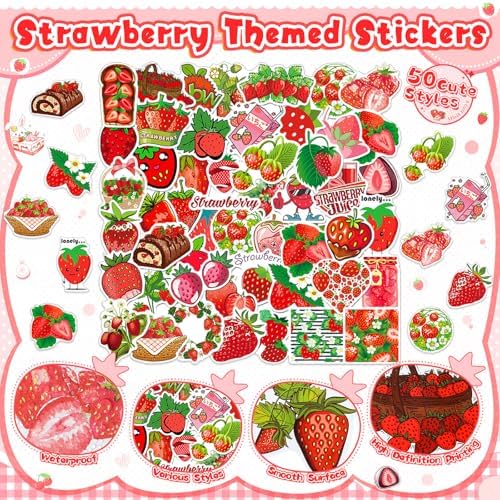 Landical 98 Piece Strawberry Party Favor Set