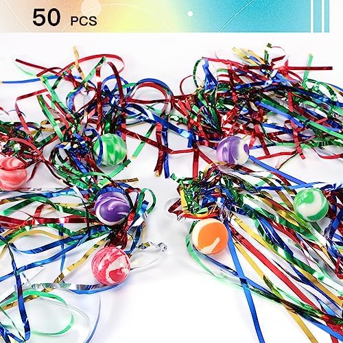 Pllieay 24 Piece Comet Balls with Streamers