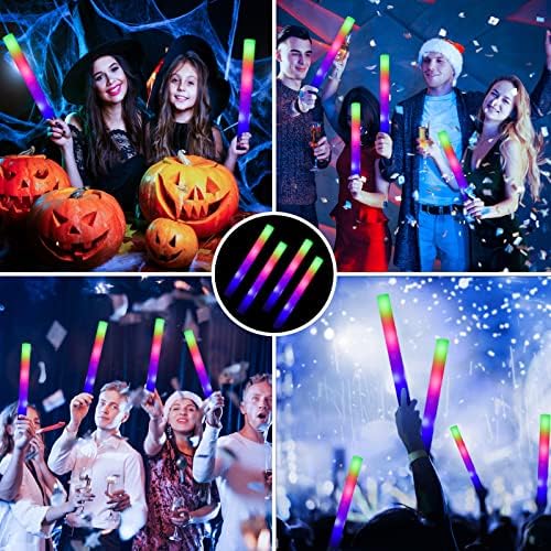 Glow Sticks Bulk 150 Pcs - 3 Modes Colorful Flashing Party Supplies