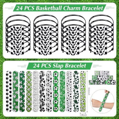 Aoriher 120 Pcs Soccer Party Favors Set for Kids