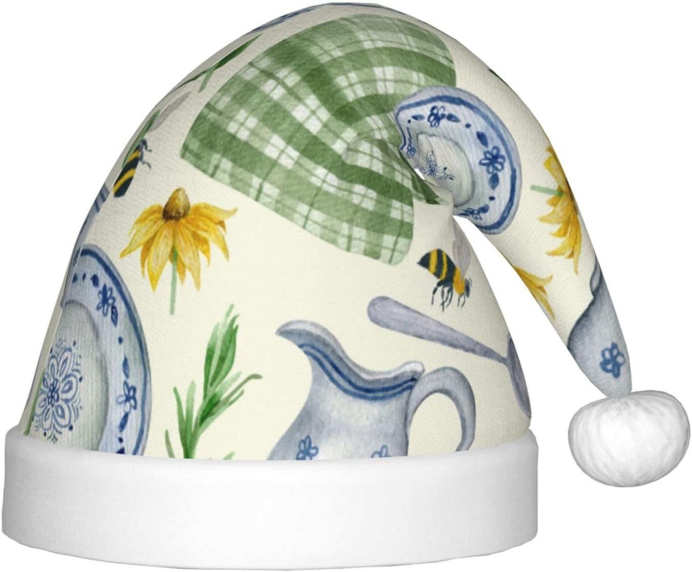 Vintage Santa Hat for Kids Christmas Party Headwear