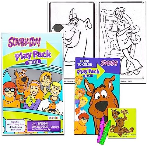Scooby Doo Birthday Party Favors Set - 24 Play Packs
