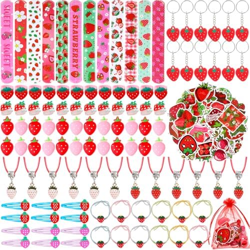 Blosssound 170 Pcs Strawberry Party Favors Set