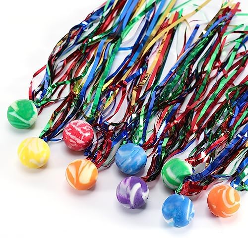 Pllieay 24 Piece Comet Balls with Streamers