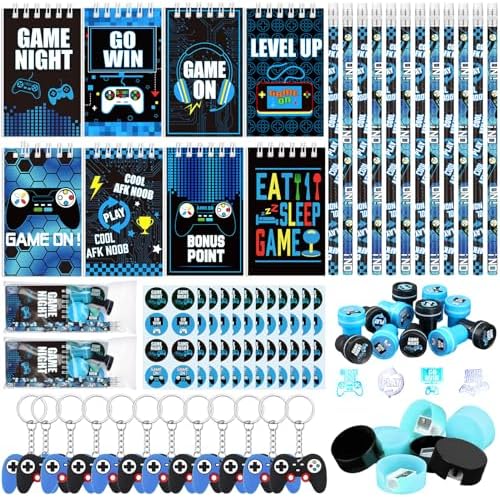 TecUnite 84 Pcs Video Game Party Favor Set