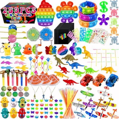 259pcs Multi-Item Party Favor Toys Set for Kids