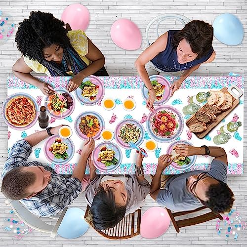 Miucat Gender Reveal Party Decor Set 146Pcs