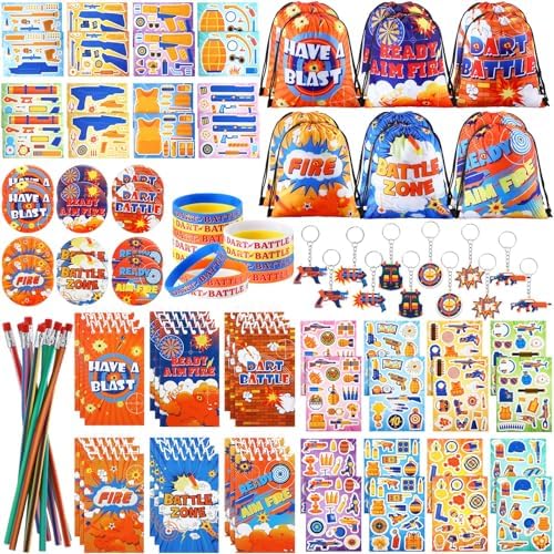 110 Pcs Dart Battle Party Favors Back to School Gifts