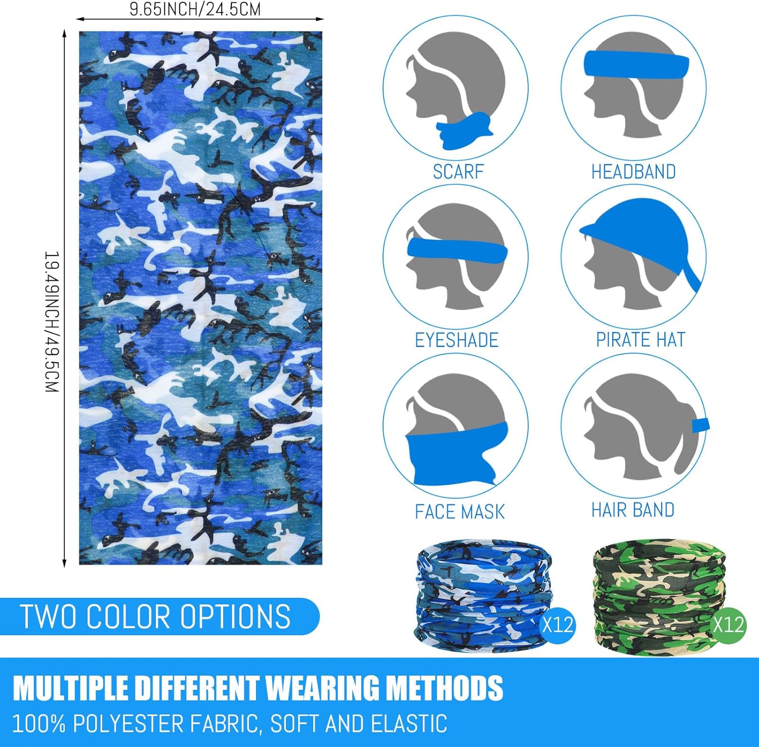 Xtinmee 48 Pcs Gun Party Supplies for Kids Team Colors Blue Yellow